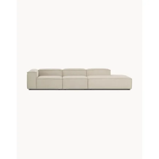 Chaise Longue Xl Componibile In Velluto A Coste Lennon*Westwing Collection Fashion