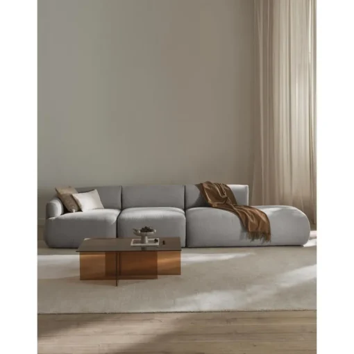 Chaise Longue Xl Componibile In Boucle Sofia*Westwing Collection Online