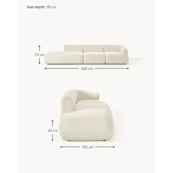 Chaise-Longue Componibile Xl In Teddy Sofia*Westwing Collection Online