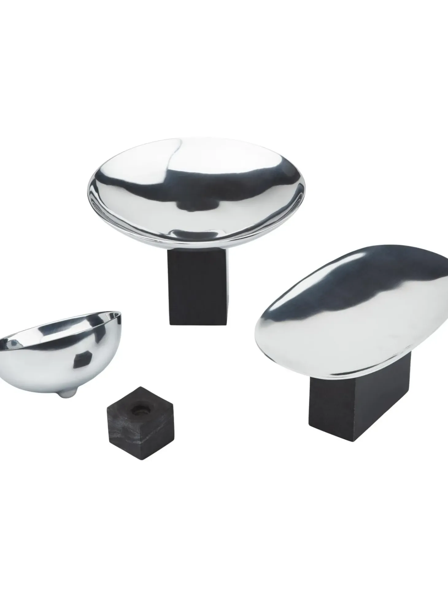 Ciotola Decorativa Con Base In Marmo Sapoto