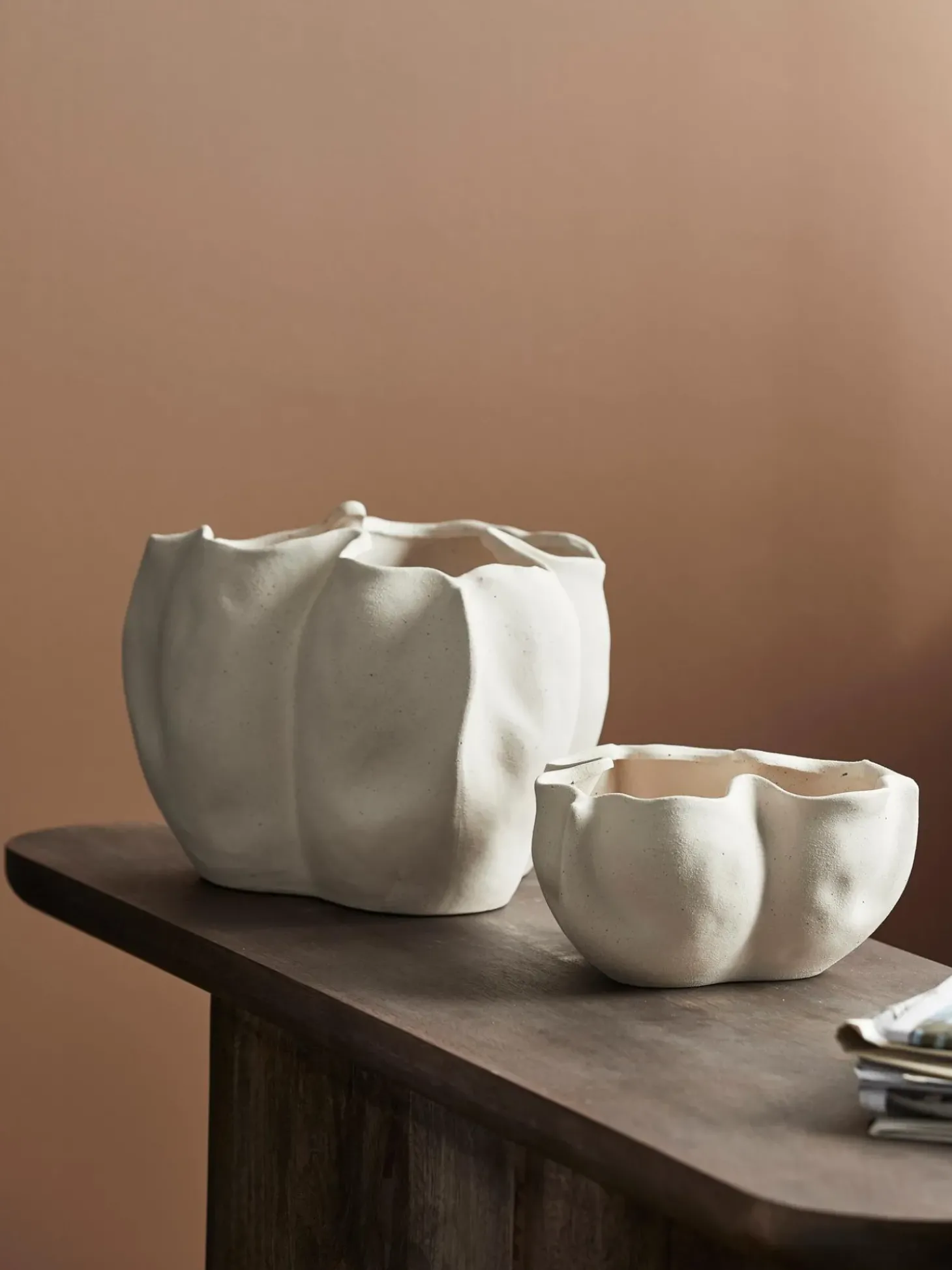 Ciotola Decorativa Con Superficie Sabbiata Isabela