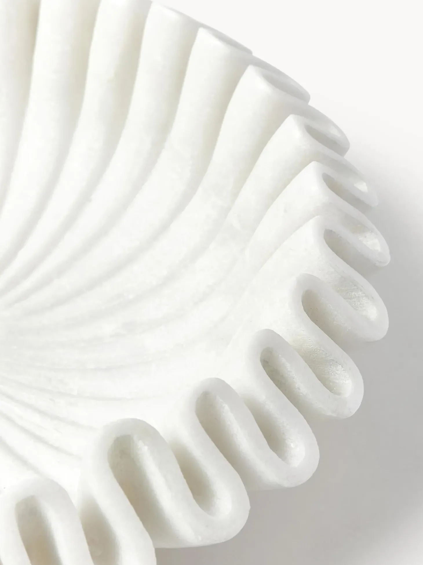 Ciotola Decorativa In Marmo Santorini