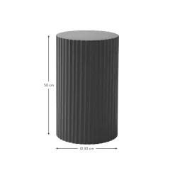Colonna Decorativa Con Rilievo Scanalato Lunden*Jotex Fashion