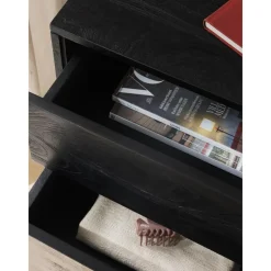 Comodino In Legno Di Mango Massiccio Con Cassetti Luca*Westwing Collection Clearance