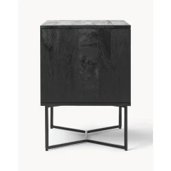 Comodino In Legno Di Mango Massiccio Con Cassetti Luca*Westwing Collection Clearance