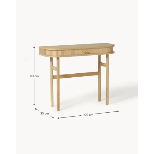 Consolle Con Frontale Scanalato Calary*Westwing Collection Discount