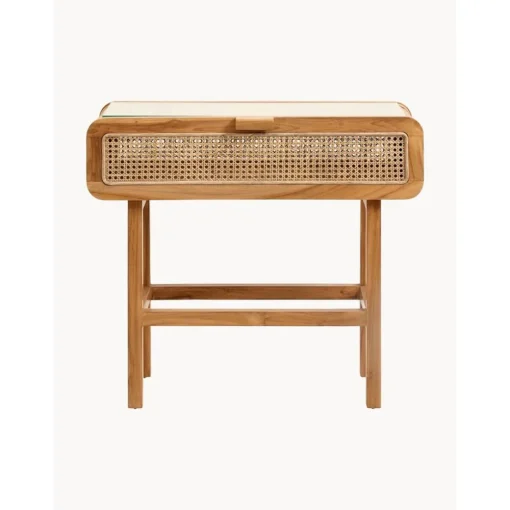Consolle Con Intreccio In Rattan Aising*Nordal Discount