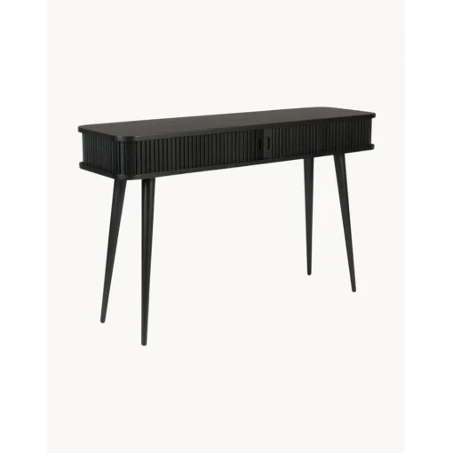 Consolle In Legno Con Vano Portaoggetti E Frontale Scanalato Barbier*Zuiver Best
