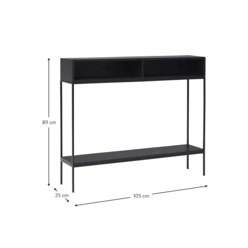Consolle In Legno Massiccio Con Vani A Giorno Lyle*Westwing Collection Best