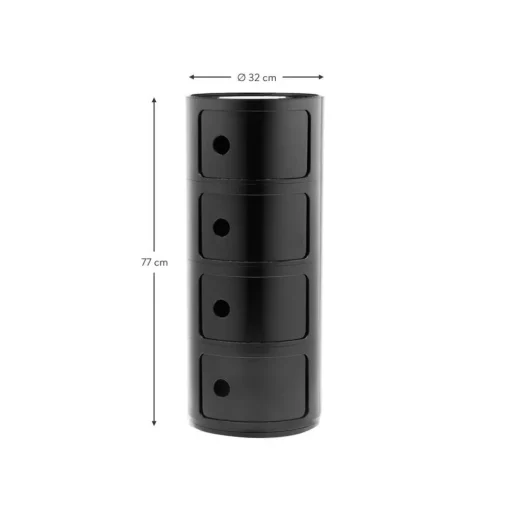 Contenitore Di Design Con 4 Cassetti Componibili*Kartell Fashion