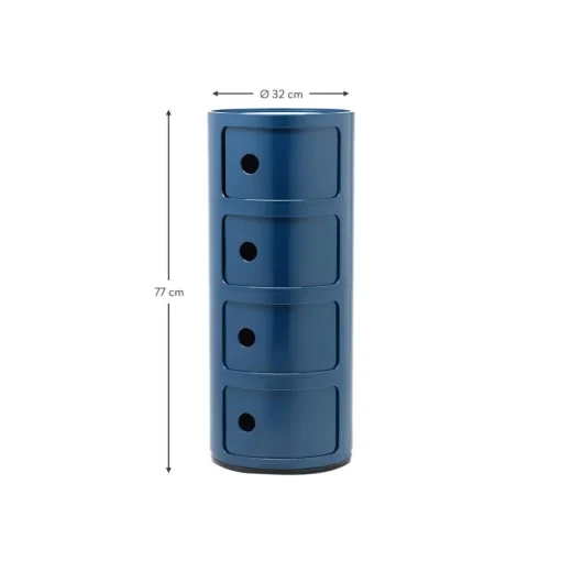 Contenitore Di Design Con 4 Cassetti Componibili*Kartell Fashion