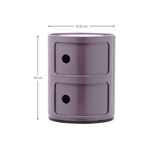 Contenitore Di Design Con 2 Cassetti Componibili*Kartell New
