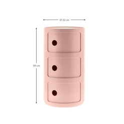 Contenitore Di Design Con 3 Cassetti Componibili Bio*Kartell Sale