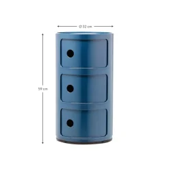 Contenitore Di Design Con 3 Cassetti Componibili*Kartell Sale