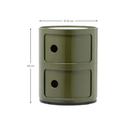 Contenitore Di Design Con 2 Cassetti Componibili*Kartell Best