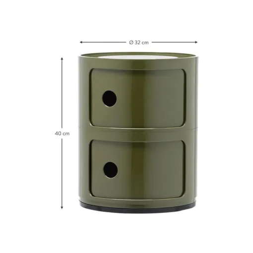 Contenitore Di Design Con 2 Cassetti Componibili*Kartell Best