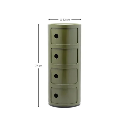 Contenitore Di Design Con 4 Cassetti Componibili*Kartell Clearance