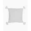 Copricuscino A Maglia Bianca Con Nappe Astrid*Westwing Collection Fashion