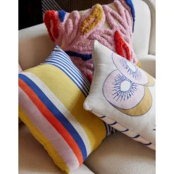 Copricuscino A Righe In Cotone Organico Stani*Westwing Collection Outlet