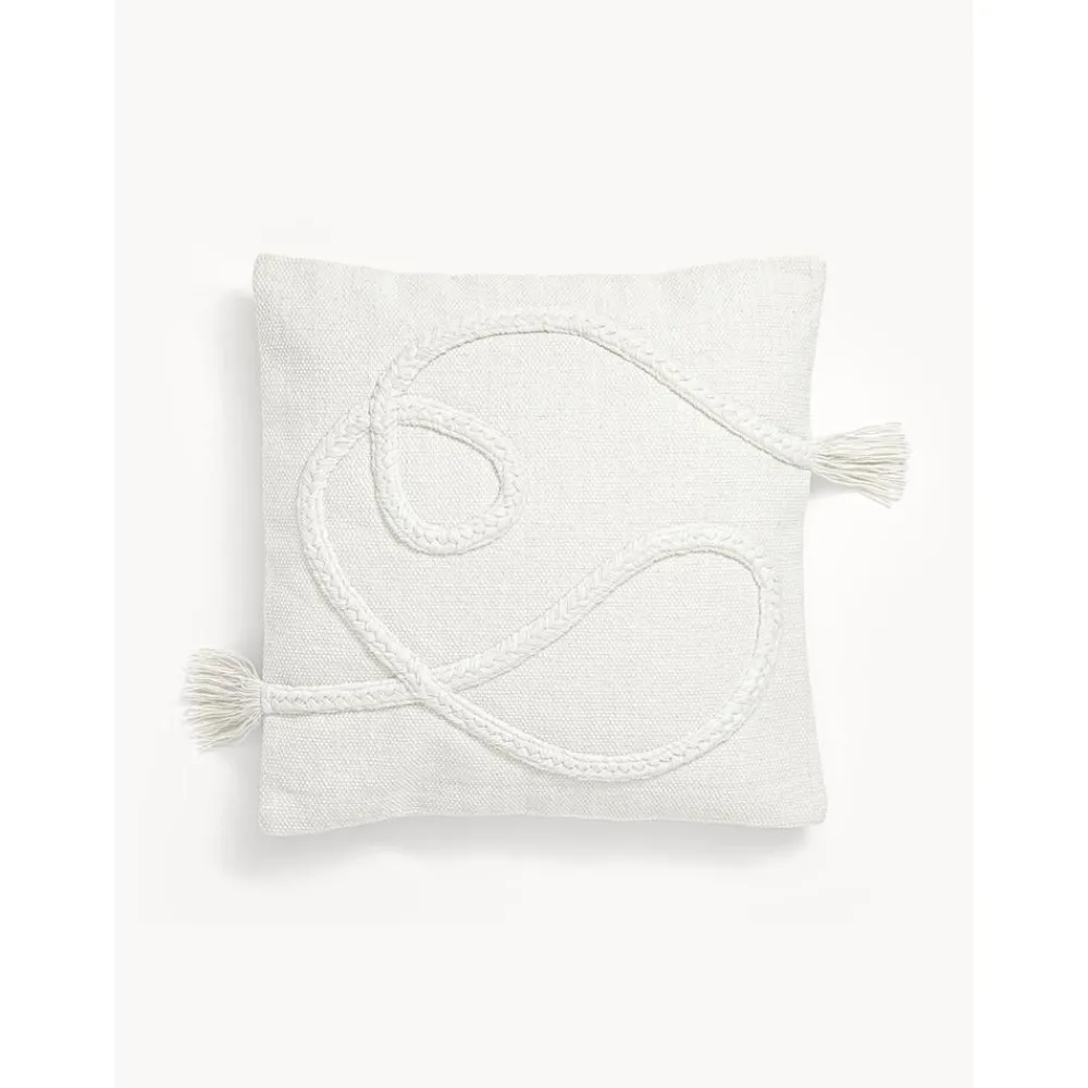 Copricuscino Con Dettagli Trapuntati E Frange Kaspar 2 Pz*Westwing Collection New