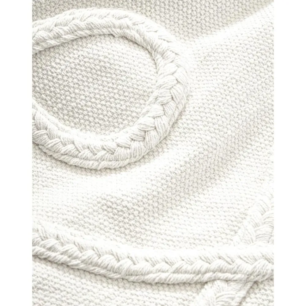 Copricuscino Con Dettagli Trapuntati E Frange Kaspar 2 Pz*Westwing Collection New