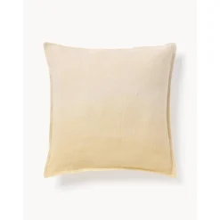 Copricuscino In Cotone Beige Con Effetto Ombre Marcella*Westwing Collection New