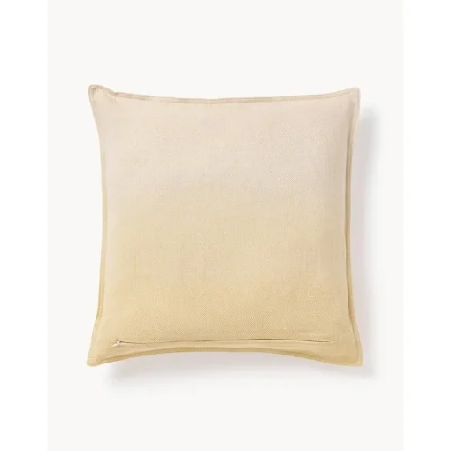 Copricuscino In Cotone Beige Con Effetto Ombre Marcella*Westwing Collection New