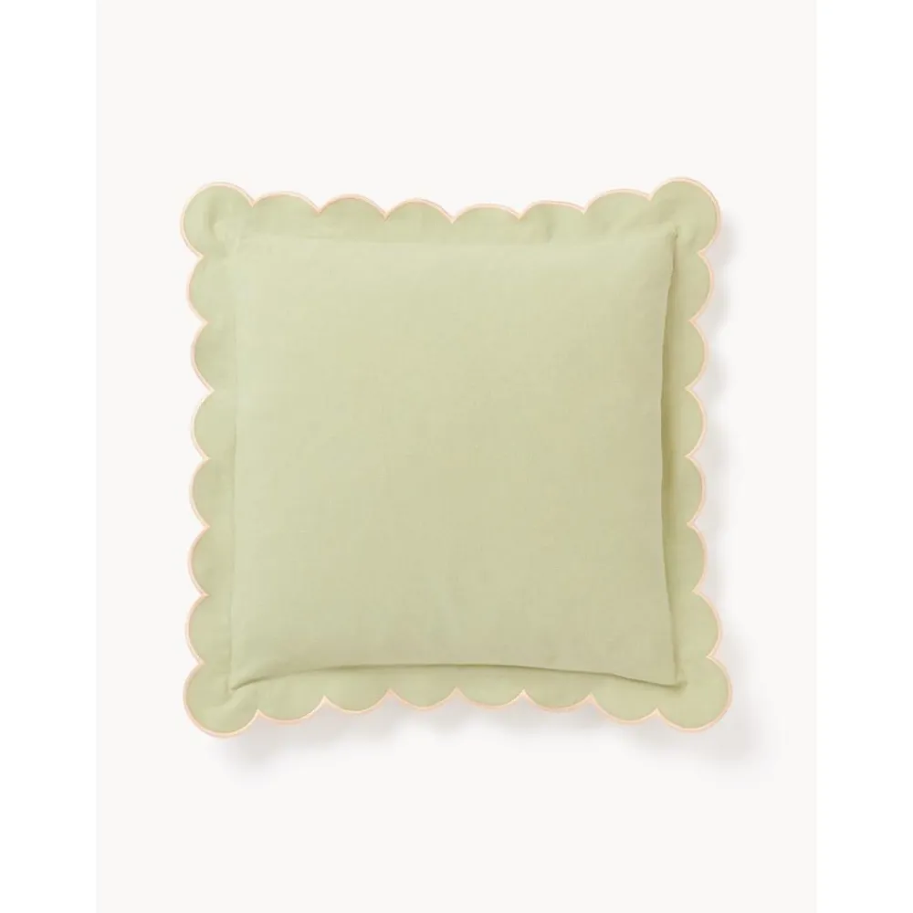Copricuscino In Cotone Con Bordo Ondulato Atina*Westwing Collection Sale