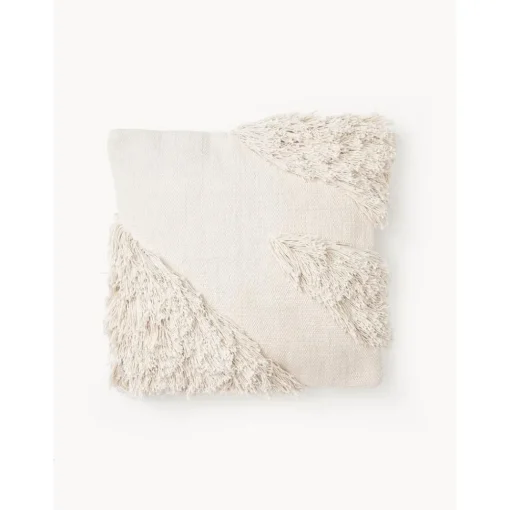 Copricuscino In Cotone Con Motivo A Frange Inga*Westwing Collection Outlet