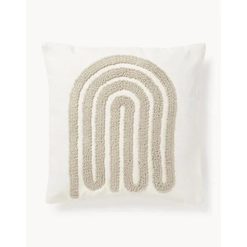 Copricuscino In Cotone Ricamato Con Struttura Rialzata Vahid*Westwing Collection Discount
