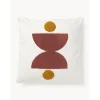 Copricuscino In Cotone Ricamato Con Motivo A Rilievo Izad*Westwing Collection Sale