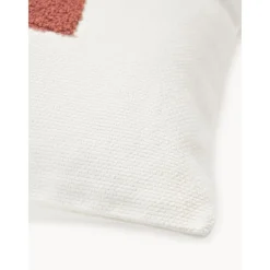 Copricuscino In Cotone Ricamato Con Motivo A Rilievo Izad*Westwing Collection Sale