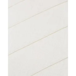 Copricuscino In Lino Bianco Con Motivo Strutturato Malia*Westwing Collection Hot