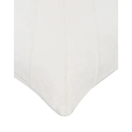 Copricuscino In Lino Bianco Con Motivo Strutturato Malia*Westwing Collection Hot
