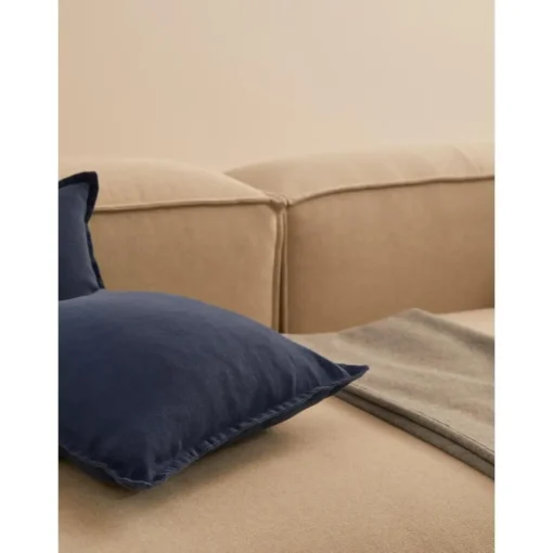 Copricuscino In Lino Blu Navy Lanya*Westwing Collection Online