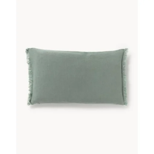 Copricuscino In Lino Con Frange Luana*Westwing Collection Discount