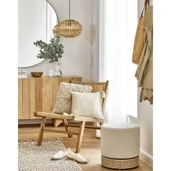 Copricuscino In Macrame Color Ecru Nalina*Westwing Collection New