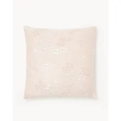 Copricuscino In Raso Di Cotone Rosa Con Motivo Floreale Cynthia*Westwing Collection Fashion