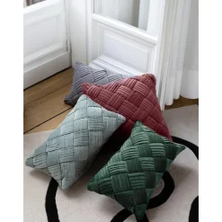 Copricuscino In Velluto Con Motivo Strutturato Sina*Westwing Collection Discount