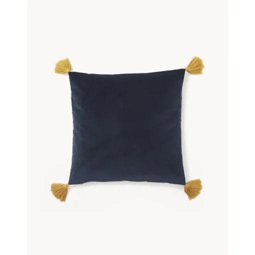 Copricuscino In Velluto Con Motivo Floreale E Nappe Pari*Westwing Collection Online