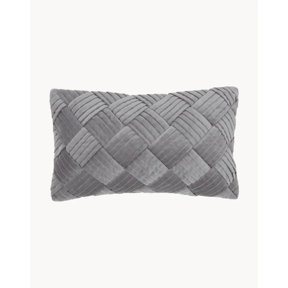 Copricuscino In Velluto Con Motivo Strutturato Sina*Westwing Collection Hot