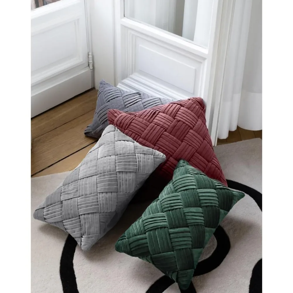 Copricuscino In Velluto Con Motivo Strutturato Sina*Westwing Collection Hot