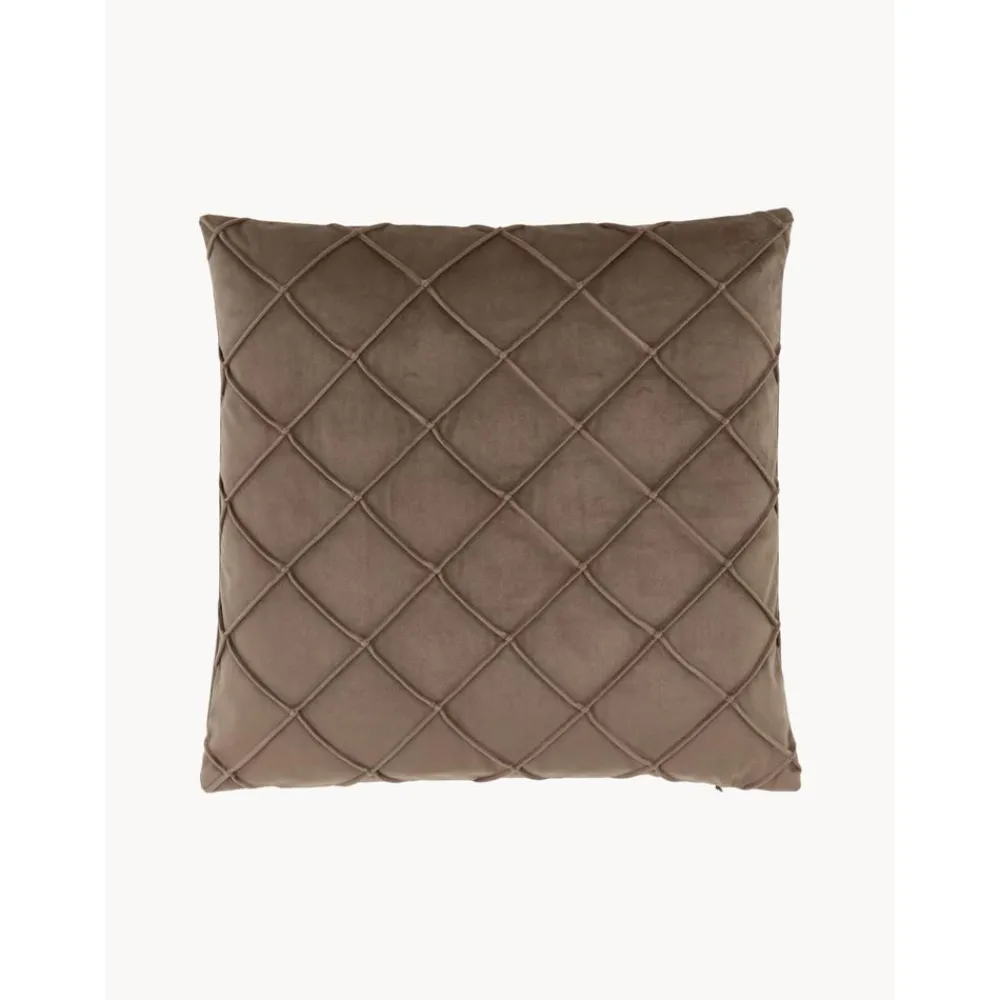 Copricuscino In Velluto Strutturato Con Motivo Rombi Luka*Westwing Collection Best