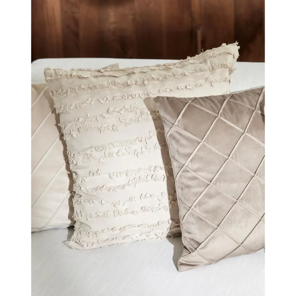 Copricuscino In Velluto Strutturato Con Motivo Rombi Luka*Westwing Collection Best