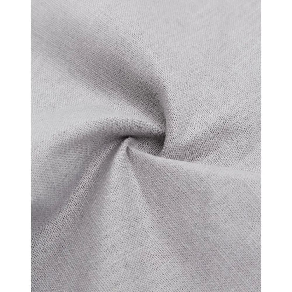 Copricuscino Strutturato In Lino Grigio Malia*Westwing Collection New