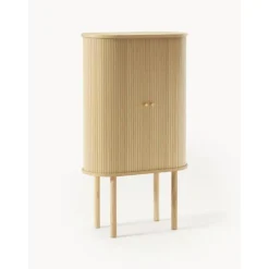 Credenza Alta Con Fronte Scanalato Calary*Westwing Collection Outlet