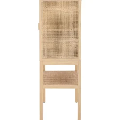 Credenza Alta In Legno Di Pino/Rattan Sanna*Bloomingville Outlet