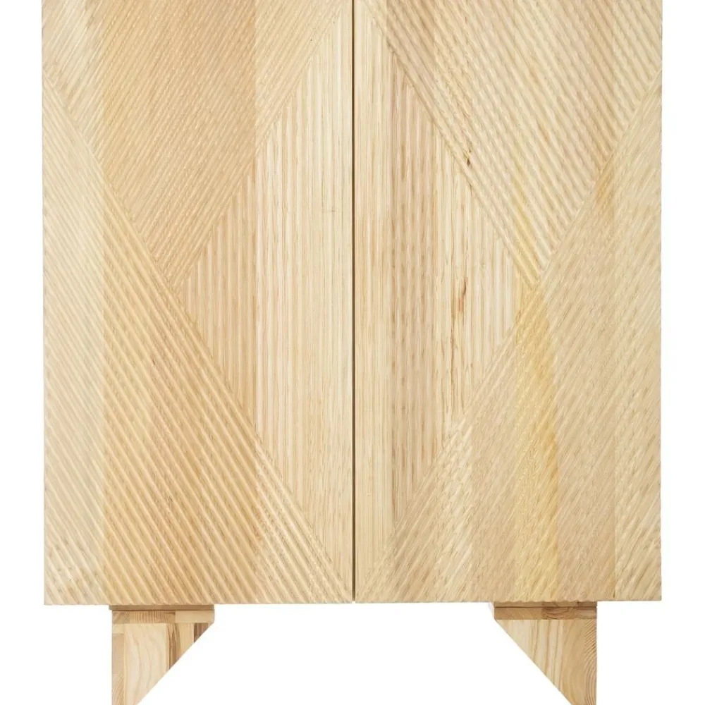 Credenza Alta In Legno Di Frassino Massiccio Con Ante Louis*Westwing Collection Best