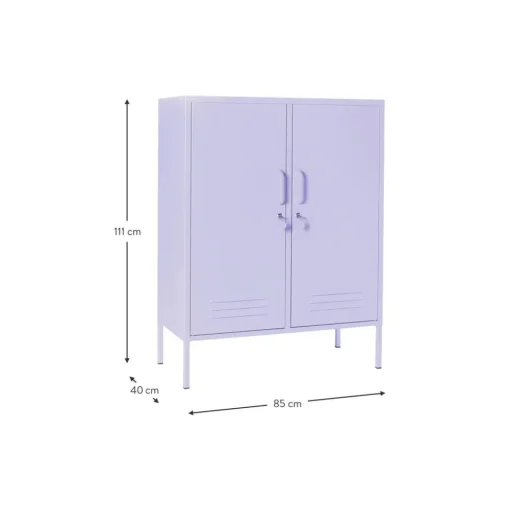 Credenza Alta In Metallo Midi*Mustard Made Fashion