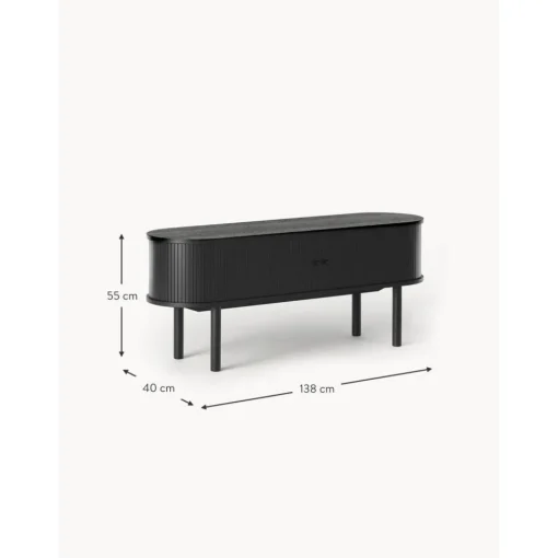 Credenza Bassa Con Fronte Scanalato Calary*Westwing Collection Fashion